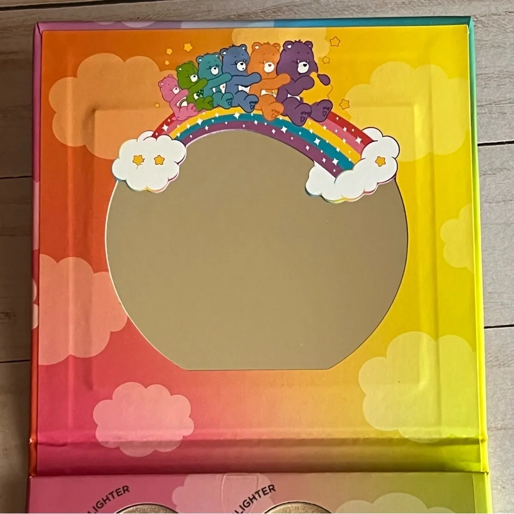 Care Bears Complexion Palette Kit Bronzer Highlighter Blush Mirror NEW Sealed